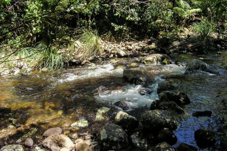 Waitengaue River crossing