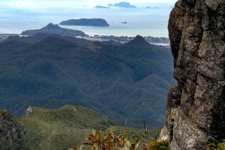 Excellent views looking out to the East Coast from the top of the Pinnacles