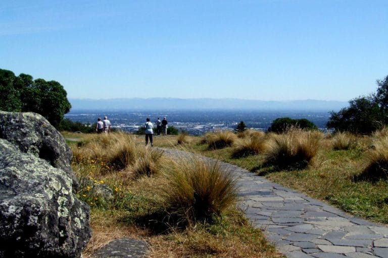 Walking to the lookout