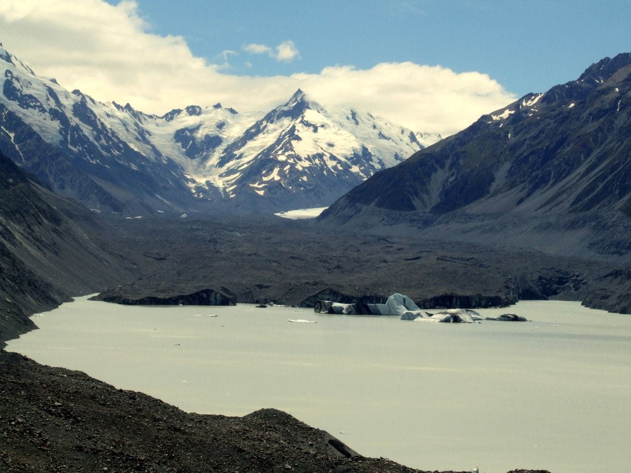 Tasman Glacier lookout