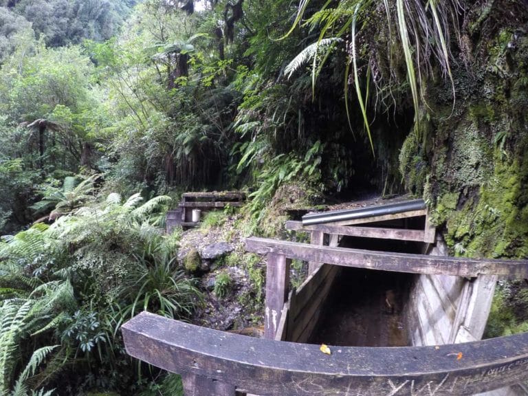 The start of the second tunnel