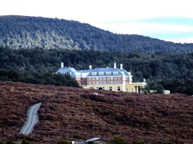 Great view of the Chateau from the track