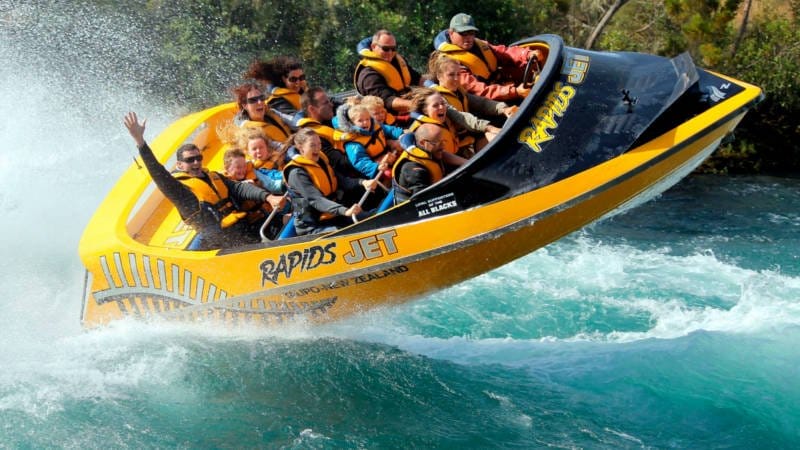 Rapids Jet boad ride in Taupo