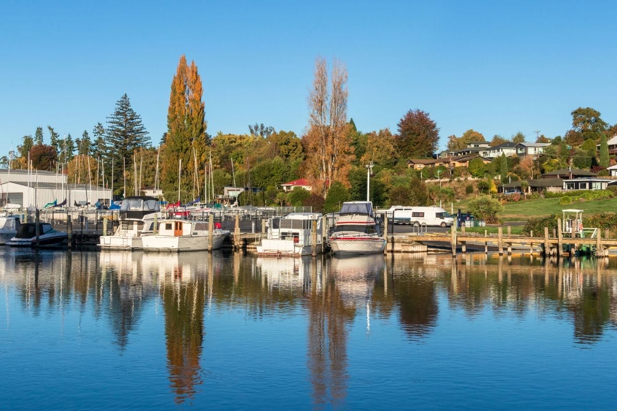You'll start here at the marina or Taupo boat harbour.