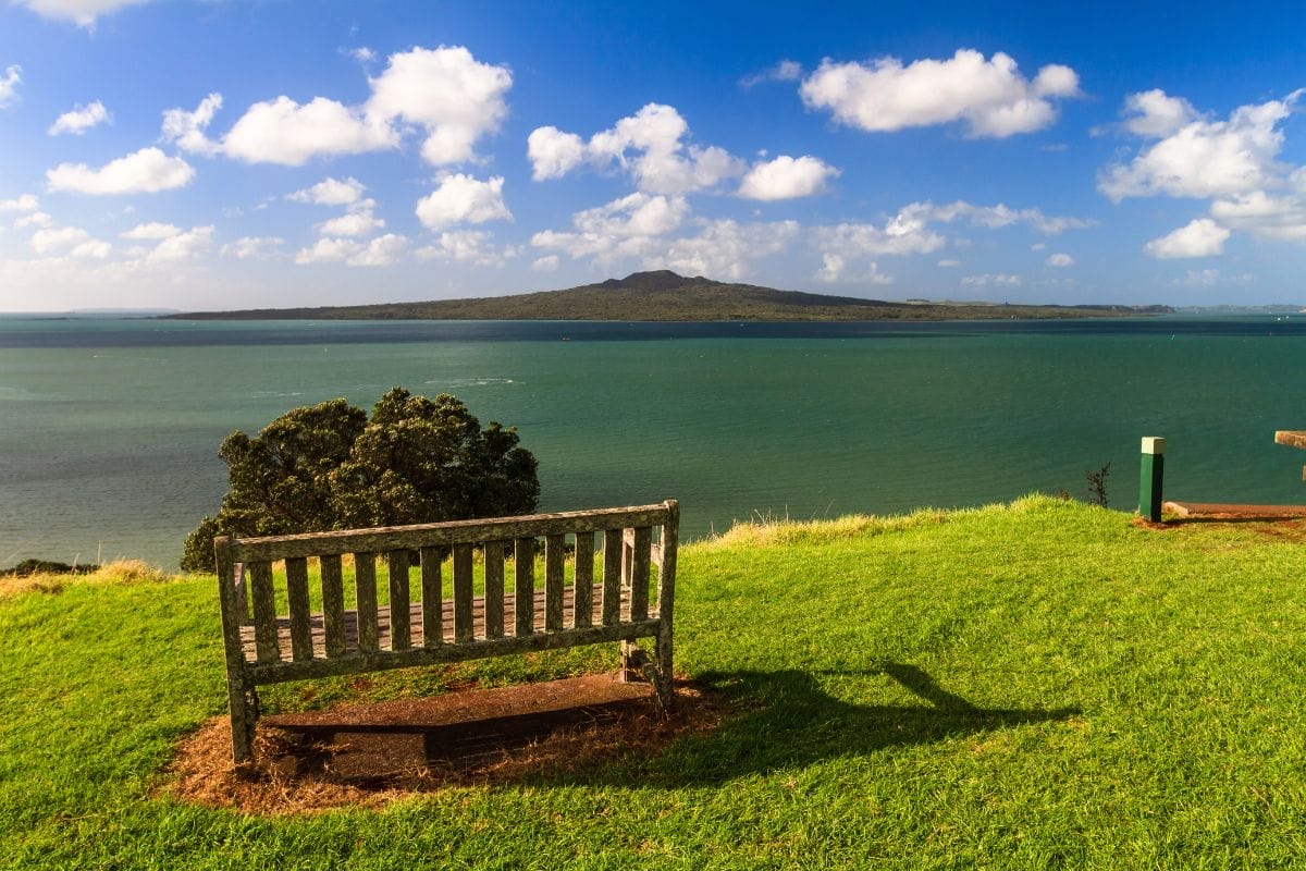 Views out to Rangitoto Island from North Head