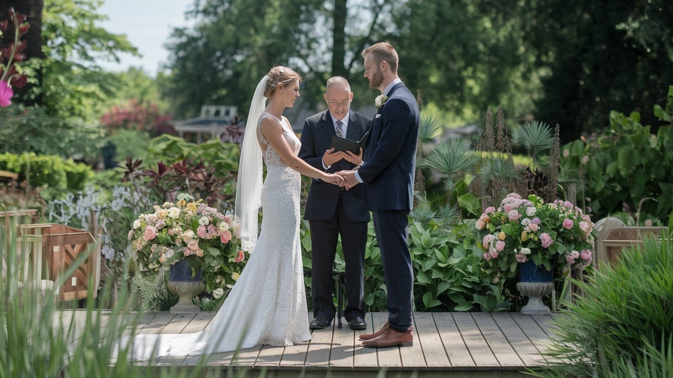 Wedding in Hamilton Gardens